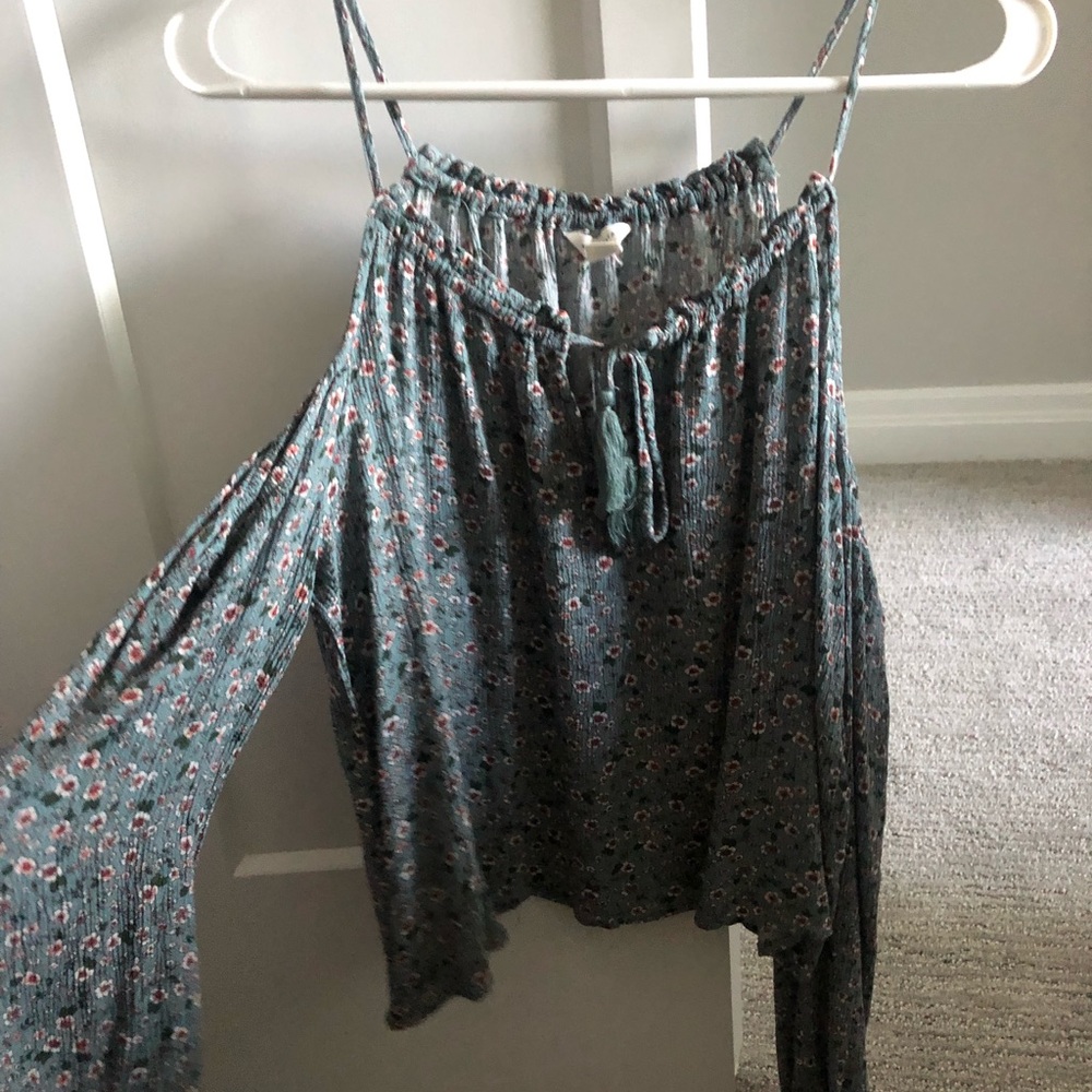 green flowing top